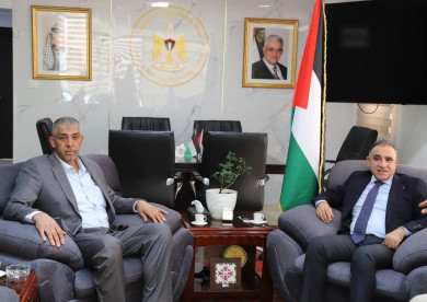 لقاء رئيس سلطة الطاقة معالي المهندس أيمن اسماعيل