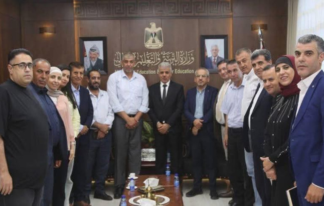 لقاء وزير التربية والتعليم العالي